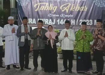 Peringati Isra Mi’raj, Ribuan Umat Hadiri Tabligh Akbar di Mesjid Raya Siantar