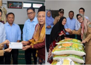 Tim Safari Ramadhan Perumda Tirta Uli dan Pemko Siantar Kunjungi Masjid Taqwa dan Panti Asuhan