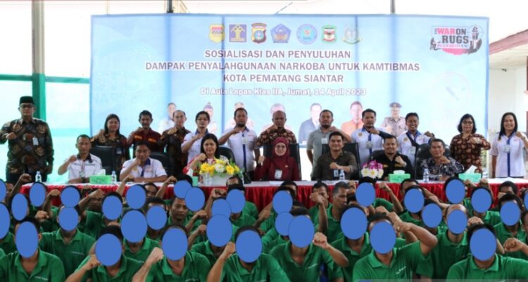Lapas Siantar Gelar Sosialisasi Bahaya Narkoba Bagi Warga Binaan Peserta Rehab