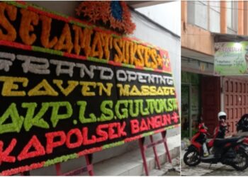 Kapolsek Bangun Hadiri Grand Opening Kusuk Tradisional Heaven Massage di Siantar