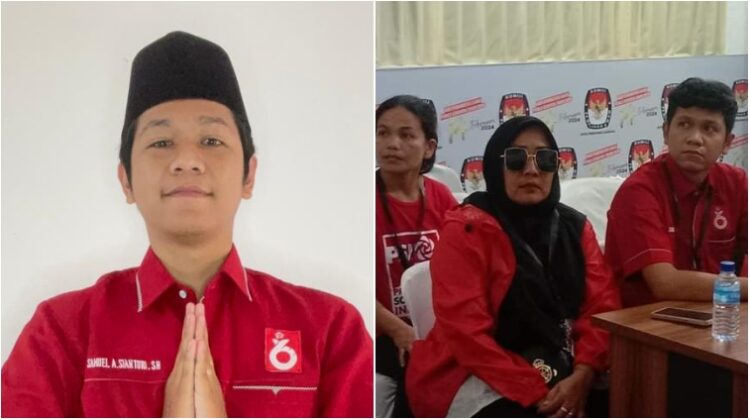 Masih 24 Tahun, Samuel Sianturi SH Ketua Partai Termuda di Siantar
