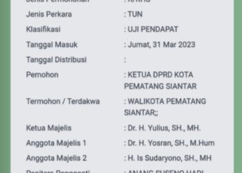 Lagi-lagi MA Tolak Usulan DPRD Berhentikan Walikota Siantar