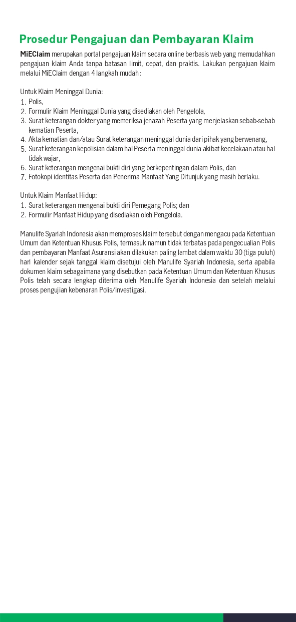 Manulife Perlindungan Syariah - Flexi