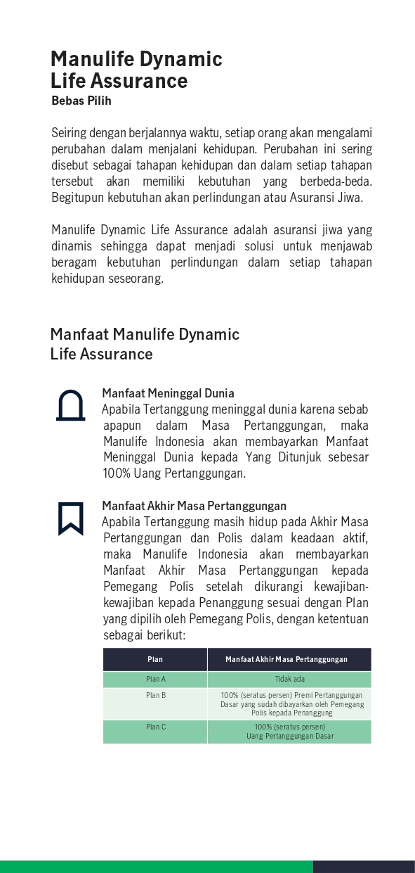 Manulife Dynamic Life Assurance (MDLA)
