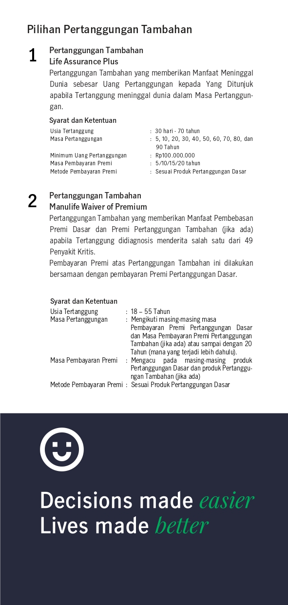 Manulife Dynamic Life Assurance (MDLA)