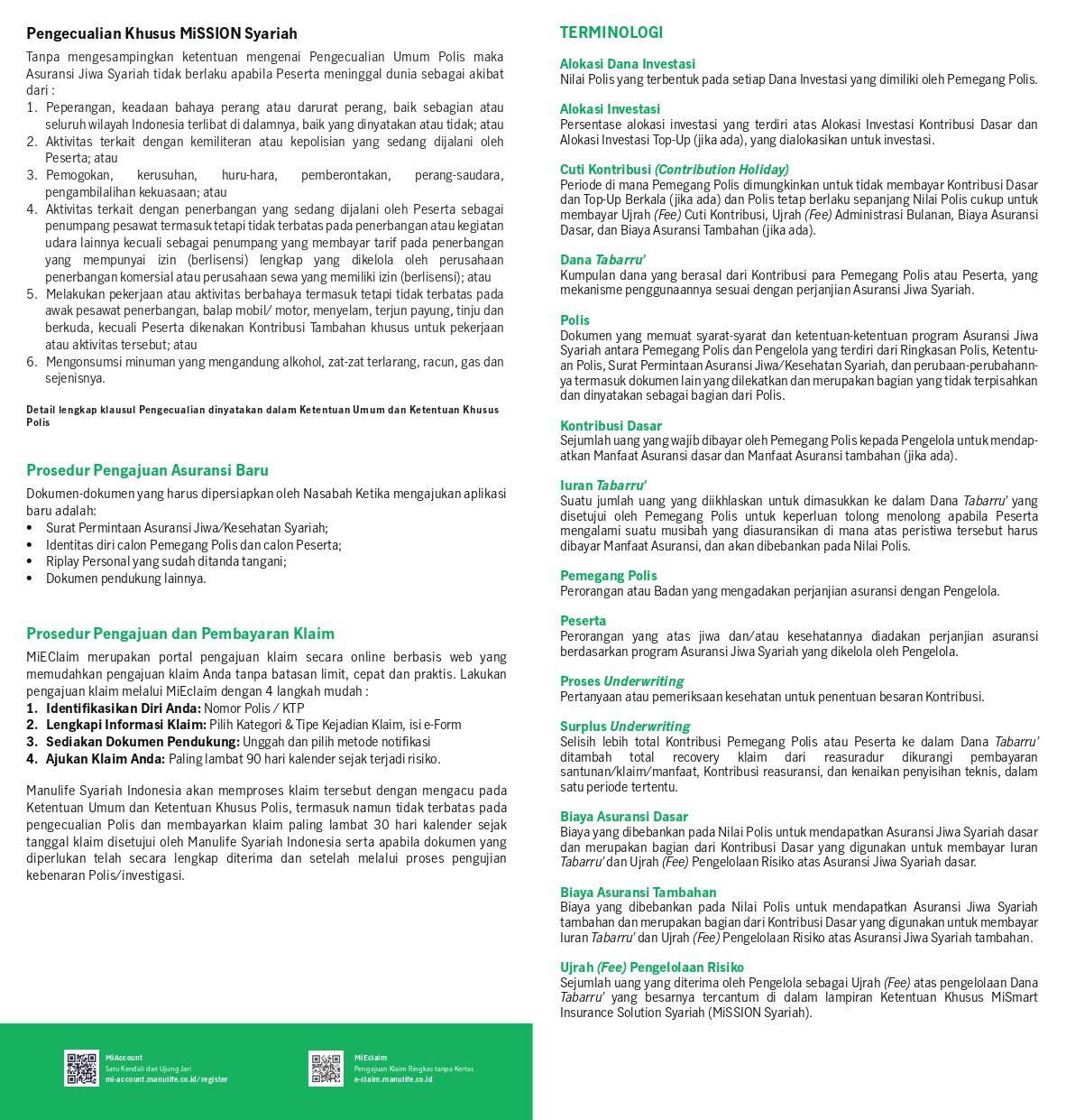 MiSmart Insurance Solution Syariah