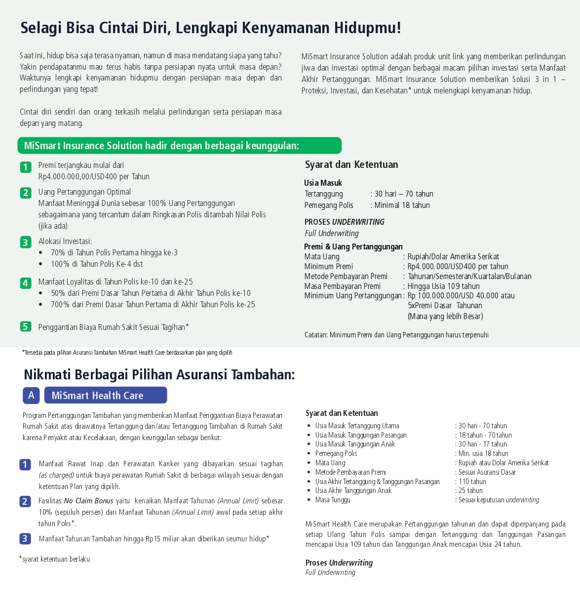 MiSmart Insurance Solution (MiSSION)