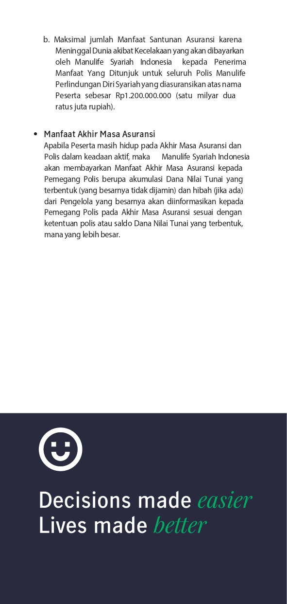 Manulife Perlindungan Diri Syariah