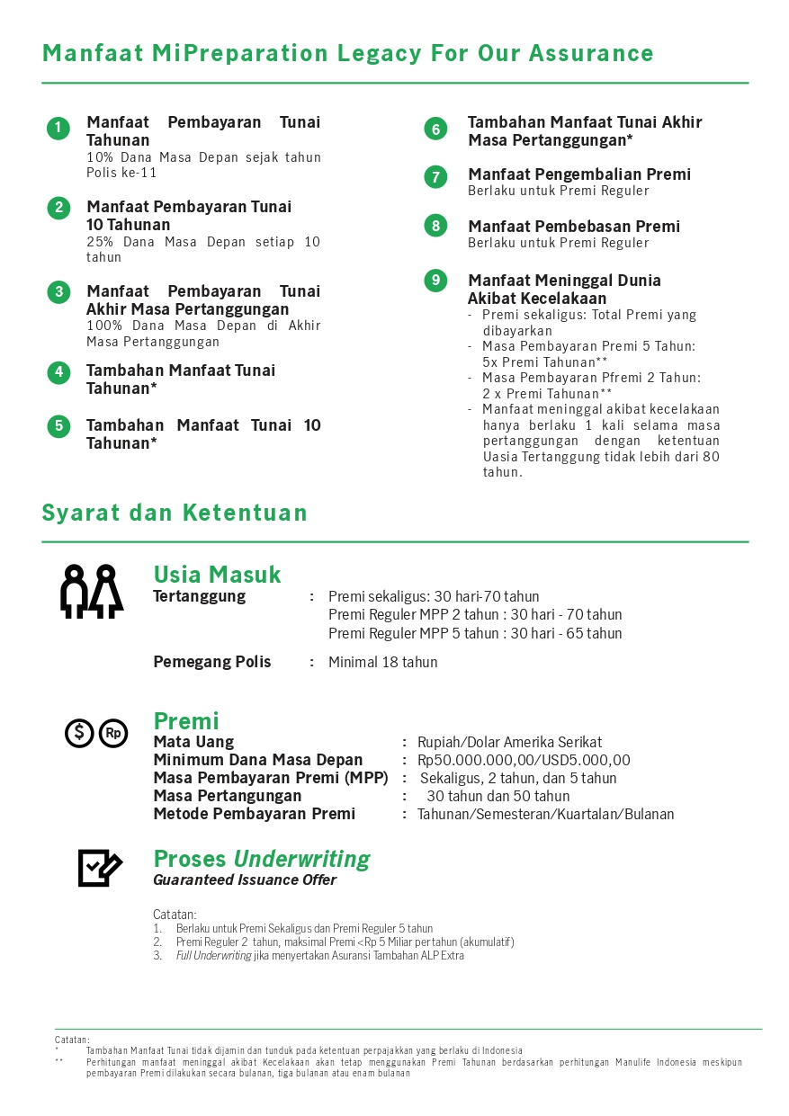 MiPreparation Legacy for Our Assurance (MiPrecious)