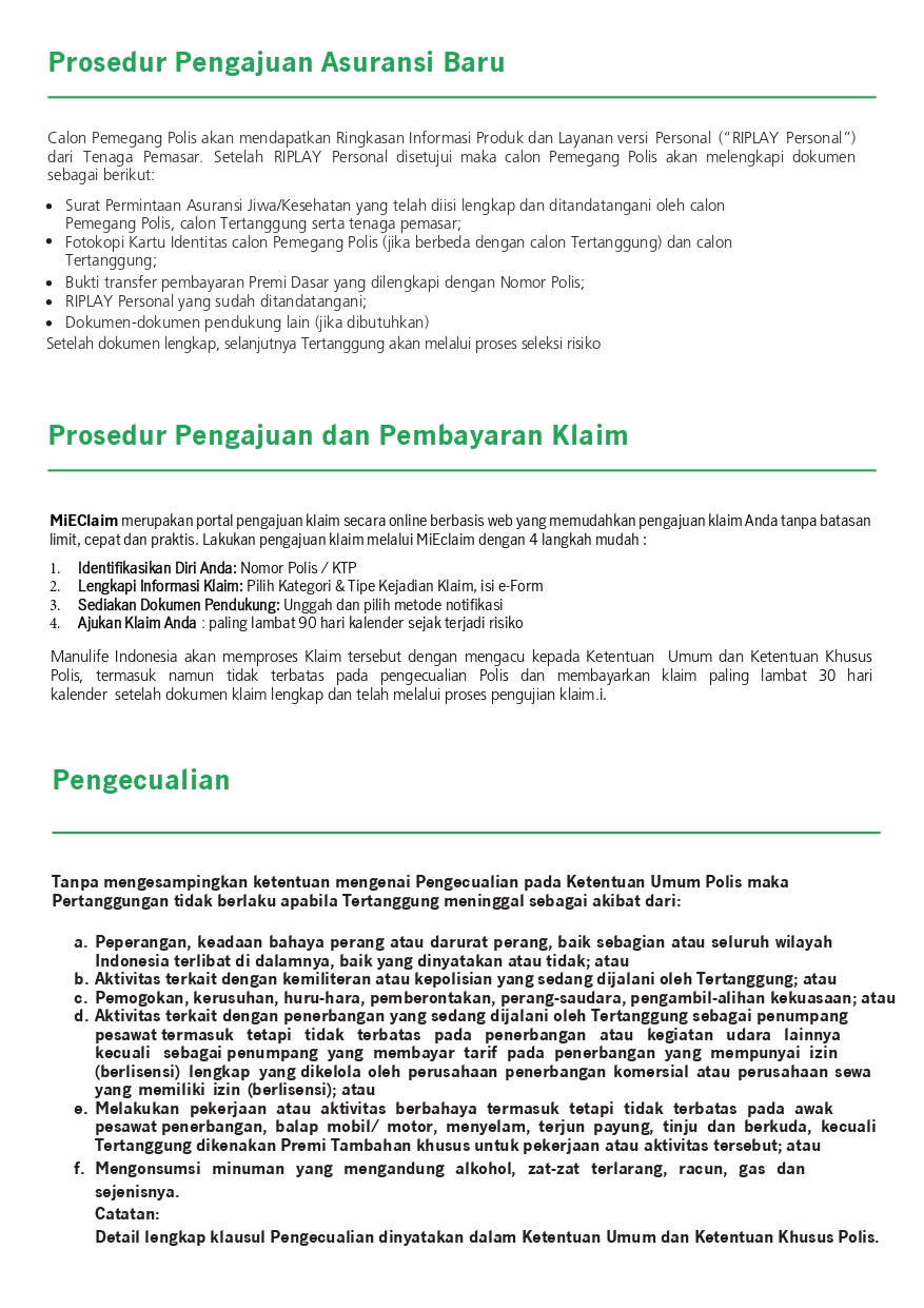 MiPreparation Legacy for Our Assurance (MiPrecious)