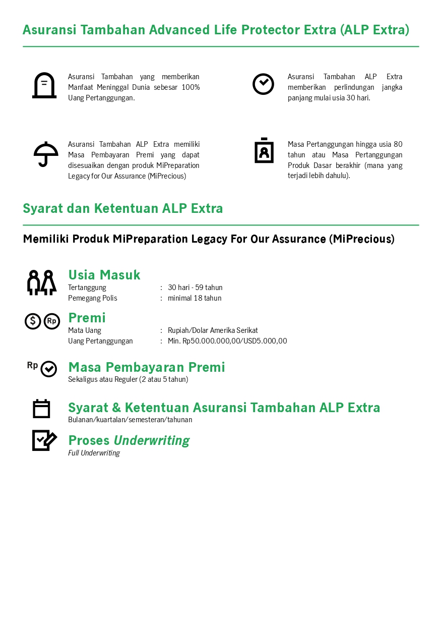 MiPreparation Legacy for Our Assurance (MiPrecious)