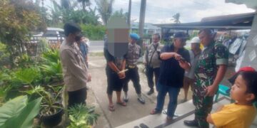 Pelaku yang telah diamankan 
Foto: IST/