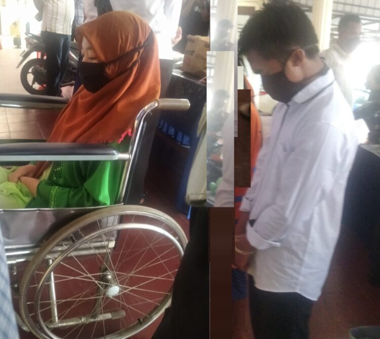 Pasangan kekasih di Polres Siantar