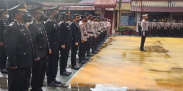Upacara Hari Pahlawan di Polres Pematangsiantar