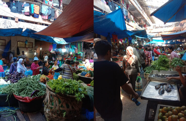 Suasana di Pasar Horas Siantar
Foto: JR