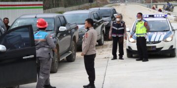 Simulasi dan Pola Pengamanan Jalur Tol Sinaksak
Foto: IST
