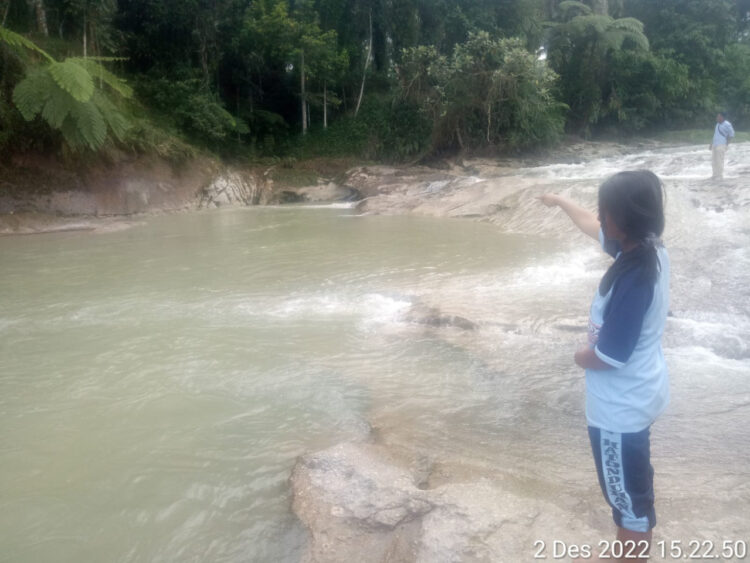 Sungai Bah Horas lokasi hanyutnya kedua pelajar  

Foto: IST