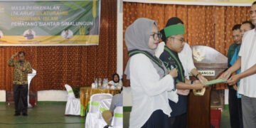 Masa perkenalan (Ta’aruf) silaturahmi  (HMI) Komisariat Cabang  Siantar-Simalungun.
Foto: IST