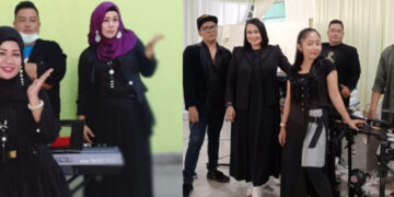 Andikeyboard  dan Band The Flirting Tones 
Foto: IST