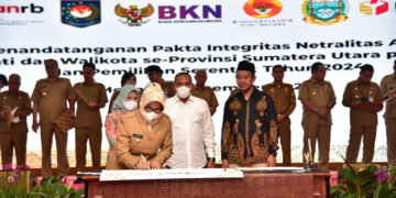 Kepala Daerah teken fakta integritas netralitas ASN 
Foto: IST
