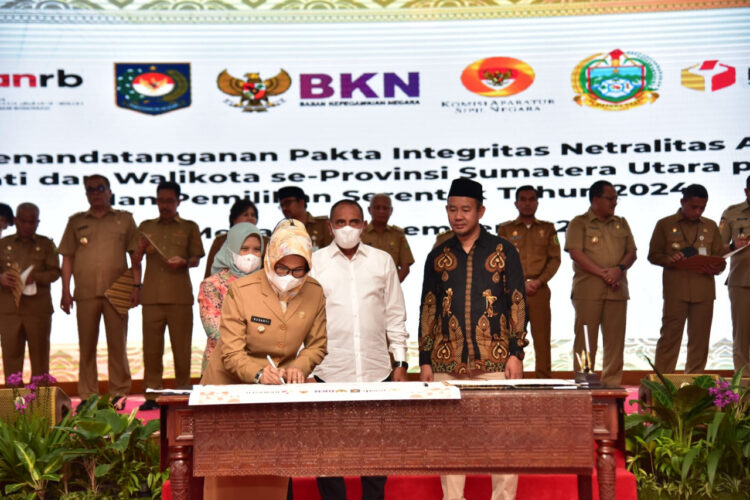 Kepala Daerah teken fakta integritas netralitas ASN 
Foto: IST