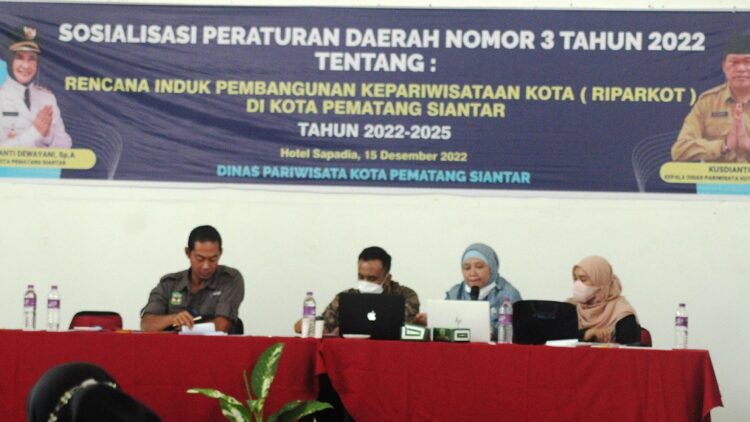Sosialisasi Perda No 3 Tahun 2022 Tentang Ripparkot  Siantar
Foto: IN