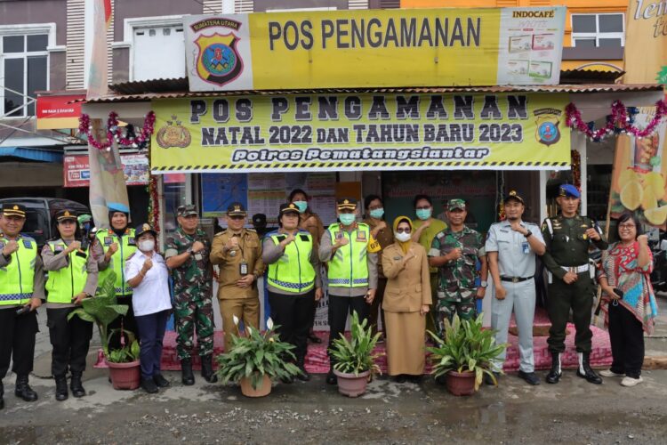 Kapolres bersama Forkopimda meninjau Pos Pam
Foto: IST