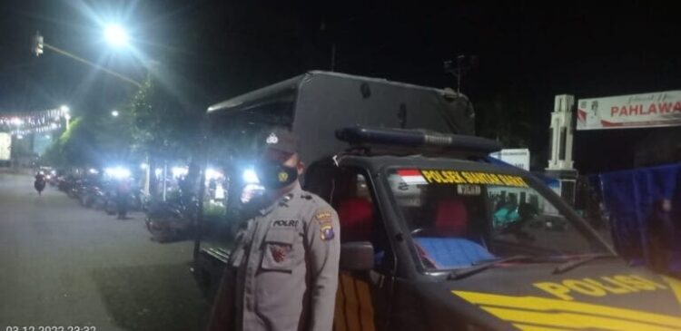 Personil Polsek Siantar Barat patroli cegah balapan liar
Teks Foto: IST