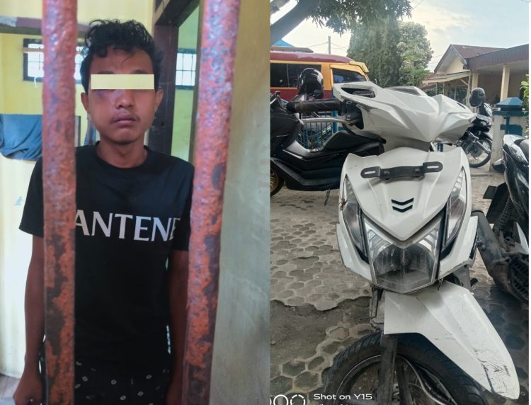 Pelaku dan barang bukti
Foto: IST