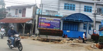 Jembatan gorong-gorong yang masih belum berfungsi maksimal
Foto: IN