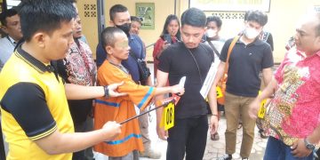 Rekonstruksi pembunuhan sesama Parmitu
Foto: IST