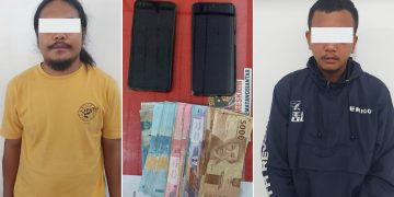 Pelaku dan barang bukti
Foto: IST