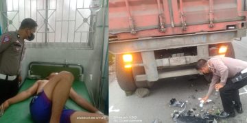 Korban Akbar dirawat dan Polisi olah TKP
Foto: IST