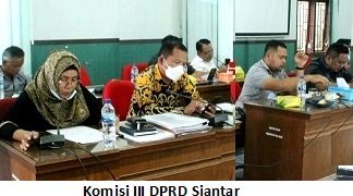 Komisi III DPRD Siantar  

Foto: IN