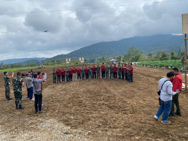 Lahan yang dijadikan sebagai untuk meningkatkan ketahanan pangan
Foto: IST