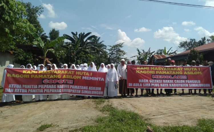 Masyarakat yang siap menggelar aksi  damai
Foto: IST