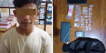 Pelaku dan barang bukti.