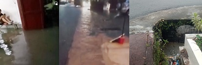 Banjir di Jalan H Adam Malik.