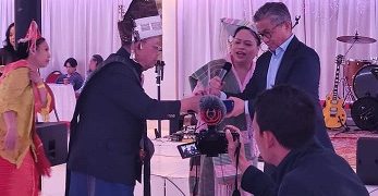 Dr Sarmedi Purba SPOG pada acara Simalungun Dag/ Simalungun Day
