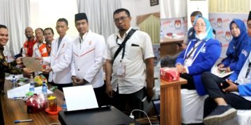 PKS menyerahkan berkas kepda KPU dan pengurus PAN akan menyerahkan berkas
