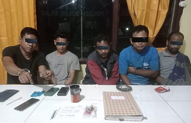 Gerombolan penyabu dan baranga abukti