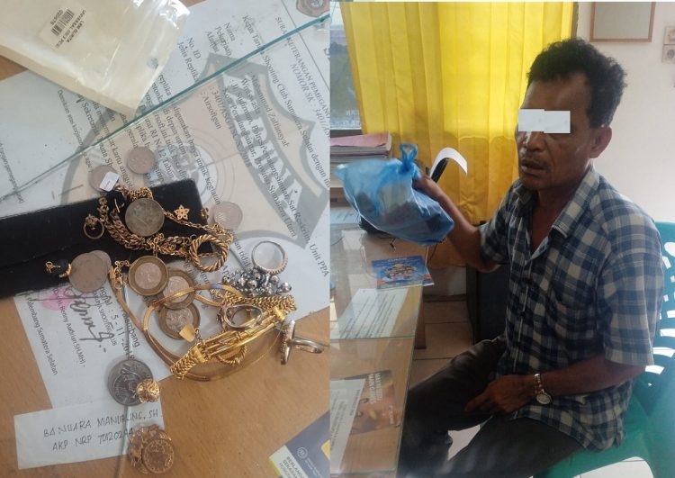 Pelaku dan barang bukti