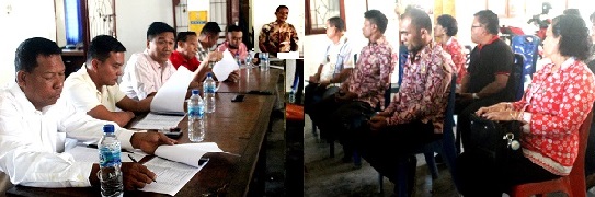 Komisi I DPRD Siantar dan Camat serta para lurah