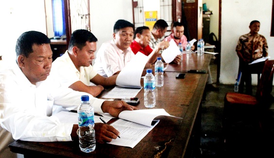 Komisi I DPRD Siantar di kantor Camat Siantar Simarimbun