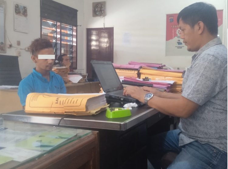 Pelaku sedang dimintai keterangan