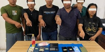 Pemain sabu jaringan Deli Serdang dan barang bukti