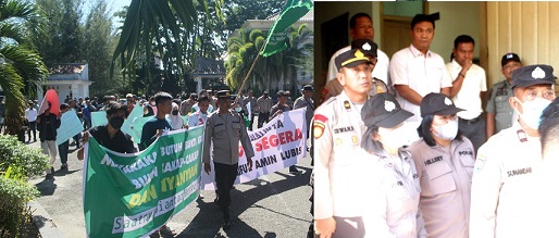 Pengunjukrasa dierima DPRD Siantar