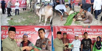 Penyembelihan dan pembagian hewan qurban