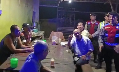 Salah satu lapo tuak yang disambangi tim gabungan