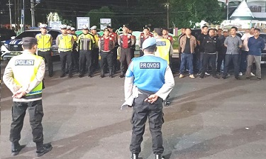 Apel sebelum Patroli Skala Besar